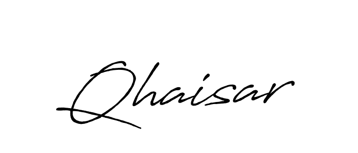 Design your own signature with our free online signature maker. With this signature software, you can create a handwritten (Antro_Vectra_Bolder) signature for name Qhaisar. Qhaisar signature style 7 images and pictures png