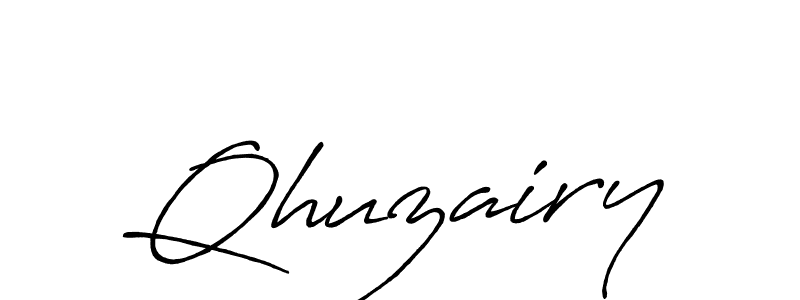 Antro_Vectra_Bolder is a professional signature style that is perfect for those who want to add a touch of class to their signature. It is also a great choice for those who want to make their signature more unique. Get Qhuzairy name to fancy signature for free. Qhuzairy signature style 7 images and pictures png
