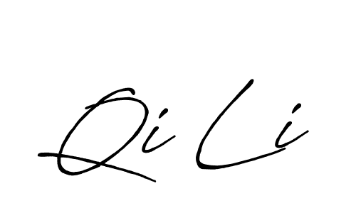 Also You can easily find your signature by using the search form. We will create Qi Li name handwritten signature images for you free of cost using Antro_Vectra_Bolder sign style. Qi Li signature style 7 images and pictures png