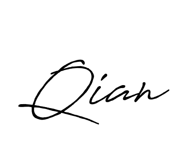 How to make Qian signature? Antro_Vectra_Bolder is a professional autograph style. Create handwritten signature for Qian name. Qian signature style 7 images and pictures png