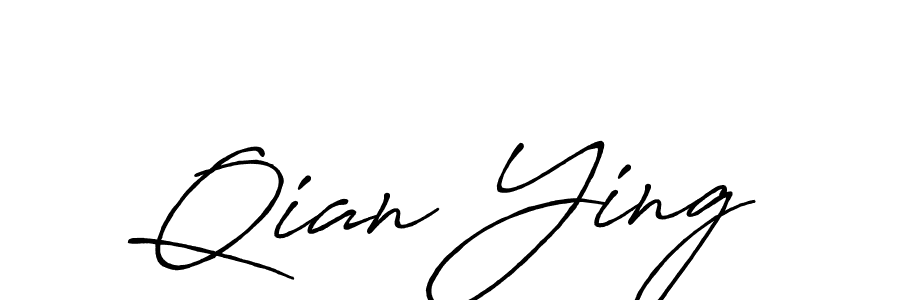 Also we have Qian Ying name is the best signature style. Create professional handwritten signature collection using Antro_Vectra_Bolder autograph style. Qian Ying signature style 7 images and pictures png