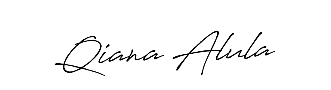 Also we have Qiana Alula name is the best signature style. Create professional handwritten signature collection using Antro_Vectra_Bolder autograph style. Qiana Alula signature style 7 images and pictures png