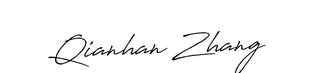 Make a beautiful signature design for name Qianhan Zhang. Use this online signature maker to create a handwritten signature for free. Qianhan Zhang signature style 7 images and pictures png