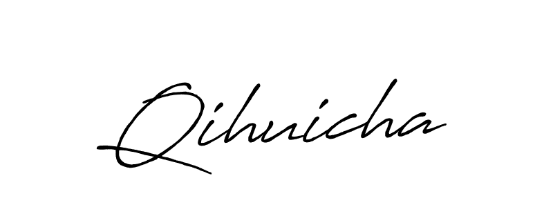 Antro_Vectra_Bolder is a professional signature style that is perfect for those who want to add a touch of class to their signature. It is also a great choice for those who want to make their signature more unique. Get Qihuicha name to fancy signature for free. Qihuicha signature style 7 images and pictures png