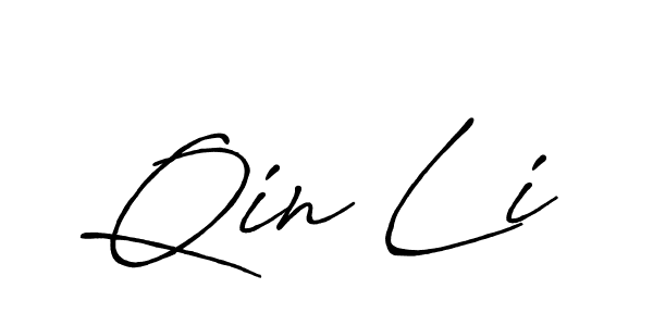 The best way (Antro_Vectra_Bolder) to make a short signature is to pick only two or three words in your name. The name Qin Li include a total of six letters. For converting this name. Qin Li signature style 7 images and pictures png