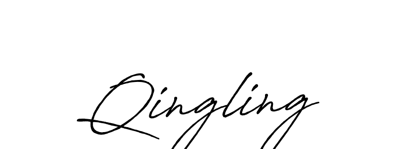 You should practise on your own different ways (Antro_Vectra_Bolder) to write your name (Qingling) in signature. don't let someone else do it for you. Qingling signature style 7 images and pictures png