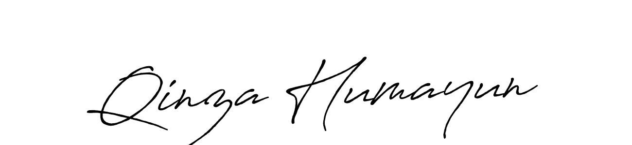 Also we have Qinza Humayun name is the best signature style. Create professional handwritten signature collection using Antro_Vectra_Bolder autograph style. Qinza Humayun signature style 7 images and pictures png