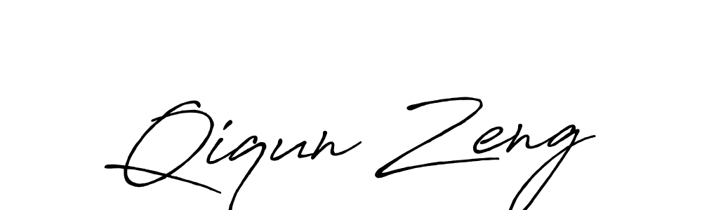 Once you've used our free online signature maker to create your best signature Antro_Vectra_Bolder style, it's time to enjoy all of the benefits that Qiqun Zeng name signing documents. Qiqun Zeng signature style 7 images and pictures png