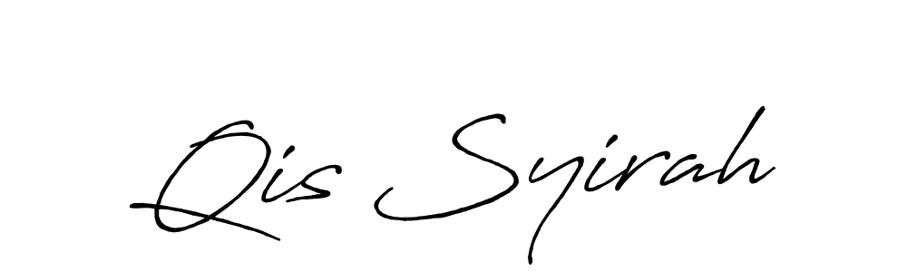 Best and Professional Signature Style for Qis Syirah. Antro_Vectra_Bolder Best Signature Style Collection. Qis Syirah signature style 7 images and pictures png