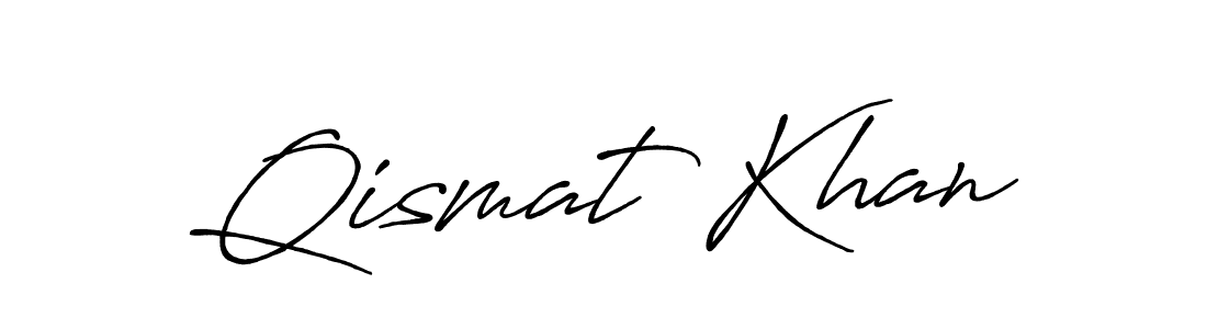 How to make Qismat Khan signature? Antro_Vectra_Bolder is a professional autograph style. Create handwritten signature for Qismat Khan name. Qismat Khan signature style 7 images and pictures png