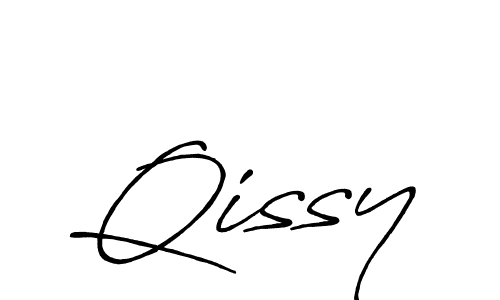 Design your own signature with our free online signature maker. With this signature software, you can create a handwritten (Antro_Vectra_Bolder) signature for name Qissy. Qissy signature style 7 images and pictures png