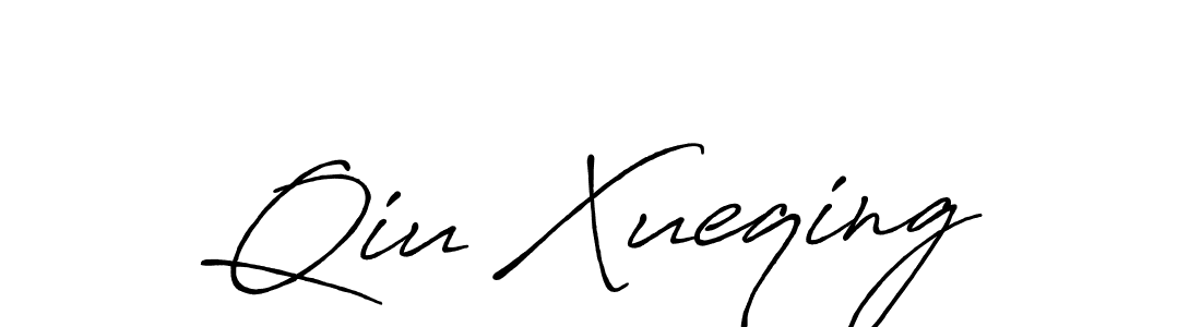Antro_Vectra_Bolder is a professional signature style that is perfect for those who want to add a touch of class to their signature. It is also a great choice for those who want to make their signature more unique. Get Qiu Xueqing name to fancy signature for free. Qiu Xueqing signature style 7 images and pictures png