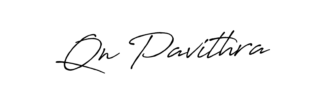 if you are searching for the best signature style for your name Qn Pavithra. so please give up your signature search. here we have designed multiple signature styles  using Antro_Vectra_Bolder. Qn Pavithra signature style 7 images and pictures png