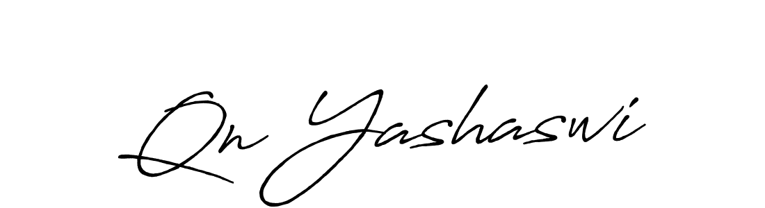Similarly Antro_Vectra_Bolder is the best handwritten signature design. Signature creator online .You can use it as an online autograph creator for name Qn Yashaswi. Qn Yashaswi signature style 7 images and pictures png