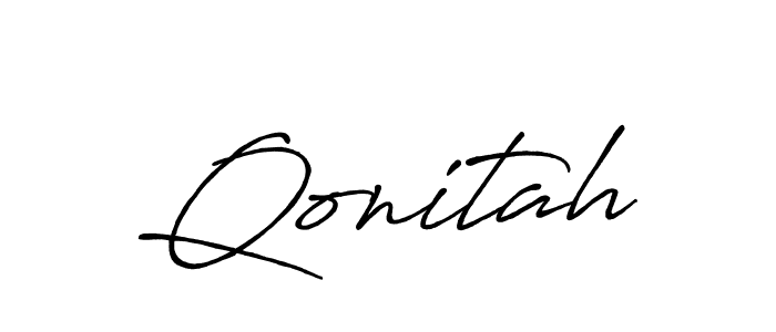 Best and Professional Signature Style for Qonitah. Antro_Vectra_Bolder Best Signature Style Collection. Qonitah signature style 7 images and pictures png