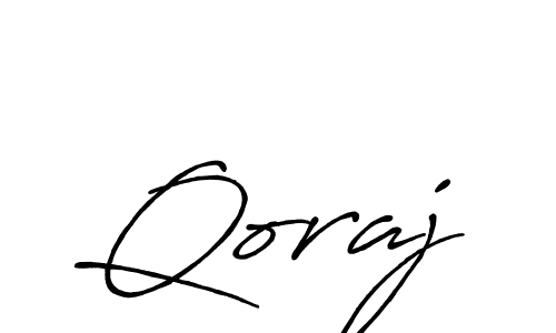 Design your own signature with our free online signature maker. With this signature software, you can create a handwritten (Antro_Vectra_Bolder) signature for name Qoraj. Qoraj signature style 7 images and pictures png