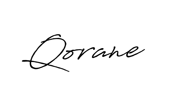 Make a beautiful signature design for name Qorane. With this signature (Antro_Vectra_Bolder) style, you can create a handwritten signature for free. Qorane signature style 7 images and pictures png