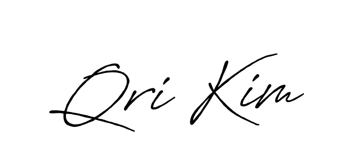 if you are searching for the best signature style for your name Qri Kim. so please give up your signature search. here we have designed multiple signature styles  using Antro_Vectra_Bolder. Qri Kim signature style 7 images and pictures png