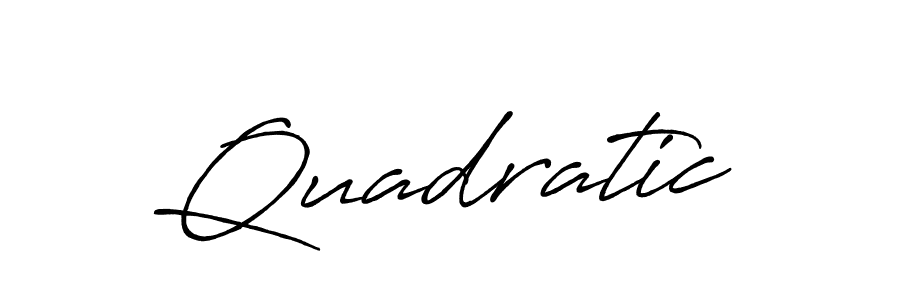 How to make Quadratic signature? Antro_Vectra_Bolder is a professional autograph style. Create handwritten signature for Quadratic name. Quadratic signature style 7 images and pictures png