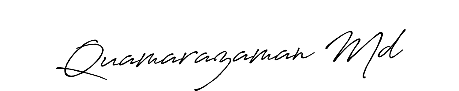 Similarly Antro_Vectra_Bolder is the best handwritten signature design. Signature creator online .You can use it as an online autograph creator for name Quamarazaman Md. Quamarazaman Md signature style 7 images and pictures png