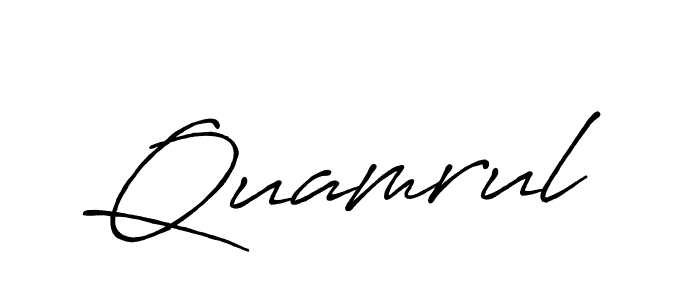 if you are searching for the best signature style for your name Quamrul. so please give up your signature search. here we have designed multiple signature styles  using Antro_Vectra_Bolder. Quamrul signature style 7 images and pictures png