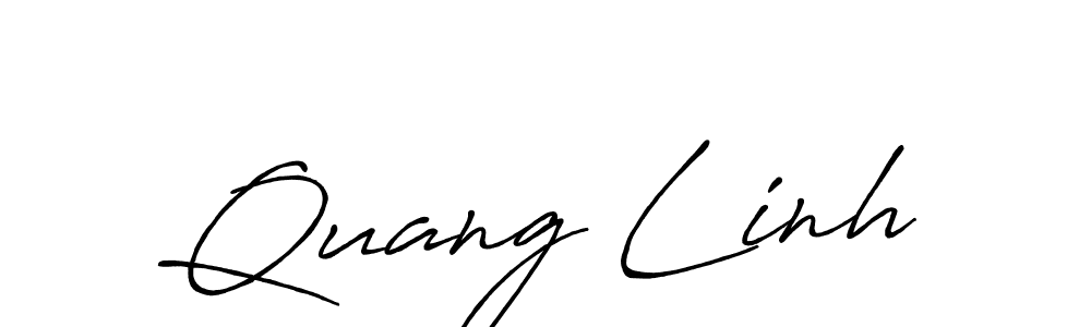 Once you've used our free online signature maker to create your best signature Antro_Vectra_Bolder style, it's time to enjoy all of the benefits that Quang Linh name signing documents. Quang Linh signature style 7 images and pictures png
