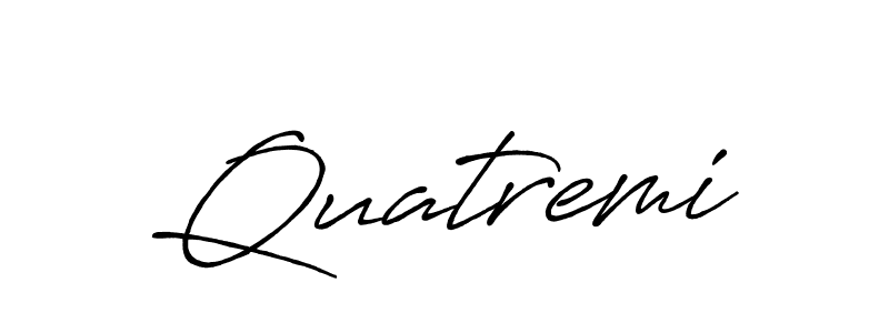 The best way (Antro_Vectra_Bolder) to make a short signature is to pick only two or three words in your name. The name Quatremi include a total of six letters. For converting this name. Quatremi signature style 7 images and pictures png