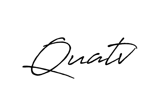 You can use this online signature creator to create a handwritten signature for the name Quatv. This is the best online autograph maker. Quatv signature style 7 images and pictures png