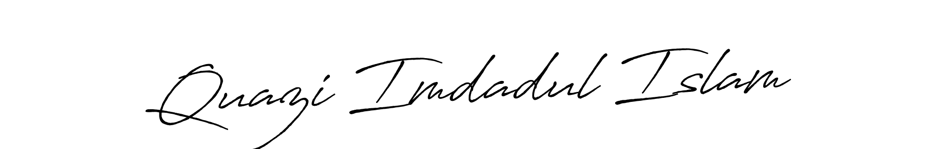 Quazi Imdadul Islam stylish signature style. Best Handwritten Sign (Antro_Vectra_Bolder) for my name. Handwritten Signature Collection Ideas for my name Quazi Imdadul Islam. Quazi Imdadul Islam signature style 7 images and pictures png