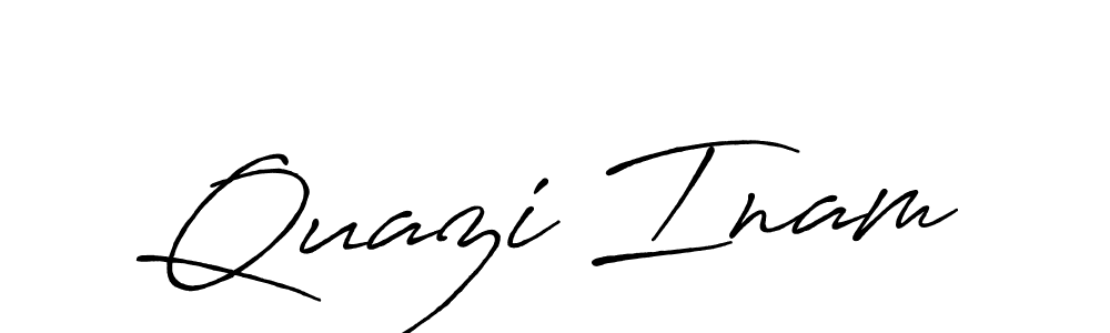 Make a beautiful signature design for name Quazi Inam. Use this online signature maker to create a handwritten signature for free. Quazi Inam signature style 7 images and pictures png