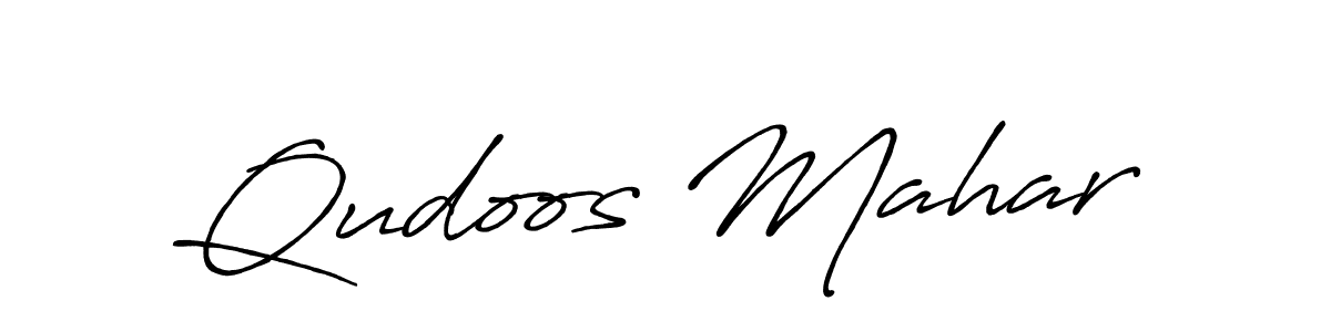 See photos of Qudoos Mahar official signature by Spectra . Check more albums & portfolios. Read reviews & check more about Antro_Vectra_Bolder font. Qudoos Mahar signature style 7 images and pictures png