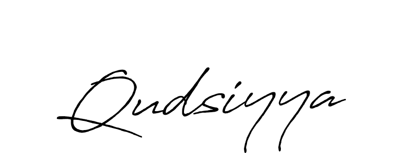 Design your own signature with our free online signature maker. With this signature software, you can create a handwritten (Antro_Vectra_Bolder) signature for name Qudsiyya. Qudsiyya signature style 7 images and pictures png