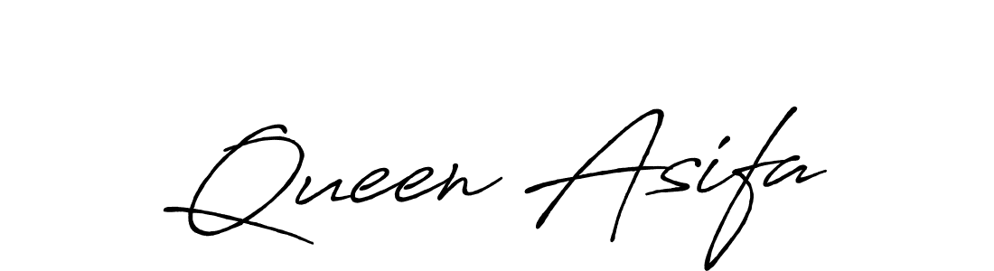 Use a signature maker to create a handwritten signature online. With this signature software, you can design (Antro_Vectra_Bolder) your own signature for name Queen Asifa. Queen Asifa signature style 7 images and pictures png