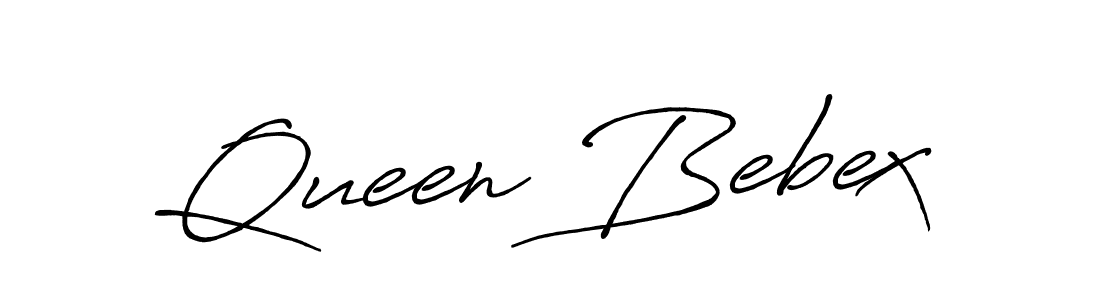 Similarly Antro_Vectra_Bolder is the best handwritten signature design. Signature creator online .You can use it as an online autograph creator for name Queen Bebex. Queen Bebex signature style 7 images and pictures png