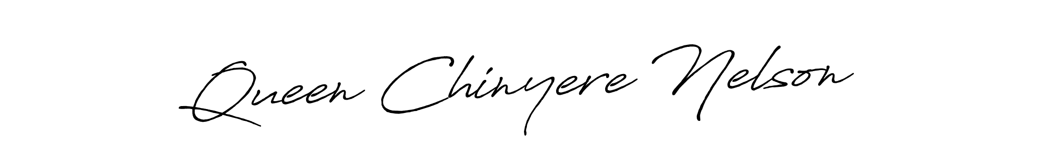 Queen Chinyere Nelson stylish signature style. Best Handwritten Sign (Antro_Vectra_Bolder) for my name. Handwritten Signature Collection Ideas for my name Queen Chinyere Nelson. Queen Chinyere Nelson signature style 7 images and pictures png