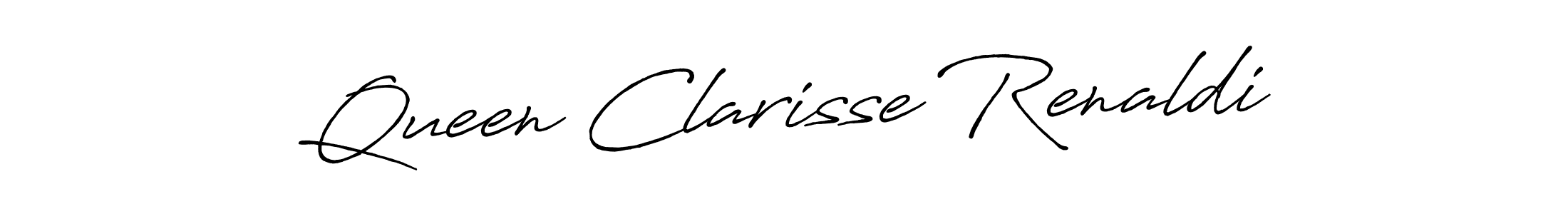 You should practise on your own different ways (Antro_Vectra_Bolder) to write your name (Queen Clarisse Renaldi) in signature. don't let someone else do it for you. Queen Clarisse Renaldi signature style 7 images and pictures png