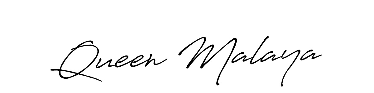 Also You can easily find your signature by using the search form. We will create Queen Malaya name handwritten signature images for you free of cost using Antro_Vectra_Bolder sign style. Queen Malaya signature style 7 images and pictures png