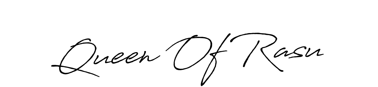 Similarly Antro_Vectra_Bolder is the best handwritten signature design. Signature creator online .You can use it as an online autograph creator for name Queen Of Rasu. Queen Of Rasu signature style 7 images and pictures png