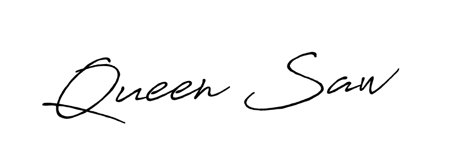 It looks lik you need a new signature style for name Queen Saw. Design unique handwritten (Antro_Vectra_Bolder) signature with our free signature maker in just a few clicks. Queen Saw signature style 7 images and pictures png