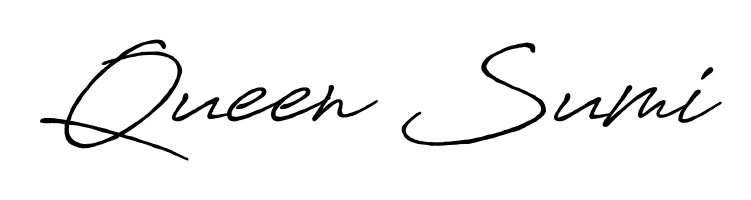 Master the art of signing with Queen Sumi written in fluent Antro_Vectra_Bolder script. A great template to practice and refine your handwriting. Queen Sumi signature style 7 images and pictures png