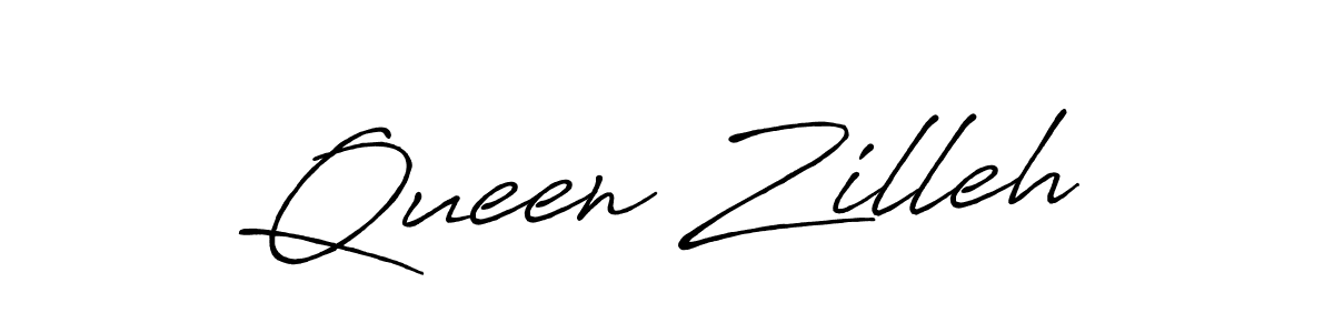 if you are searching for the best signature style for your name Queen Zilleh. so please give up your signature search. here we have designed multiple signature styles  using Antro_Vectra_Bolder. Queen Zilleh signature style 7 images and pictures png