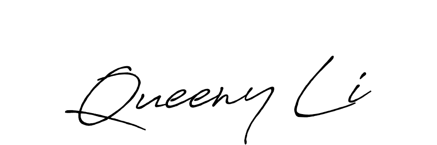 How to Draw Queeny Li signature style? Antro_Vectra_Bolder is a latest design signature styles for name Queeny Li. Queeny Li signature style 7 images and pictures png