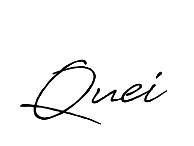 Make a beautiful signature design for name Quei. Use this online signature maker to create a handwritten signature for free. Quei signature style 7 images and pictures png