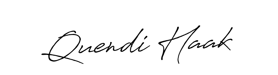 How to make Quendi Haak signature? Antro_Vectra_Bolder is a professional autograph style. Create handwritten signature for Quendi Haak name. Quendi Haak signature style 7 images and pictures png