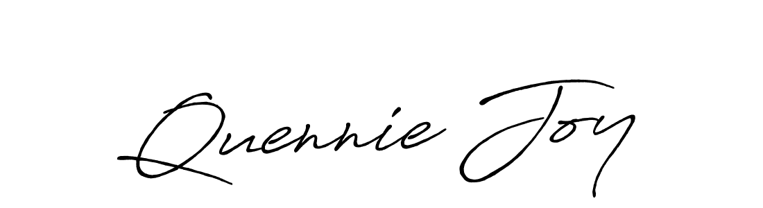 Use a signature maker to create a handwritten signature online. With this signature software, you can design (Antro_Vectra_Bolder) your own signature for name Quennie Joy. Quennie Joy signature style 7 images and pictures png