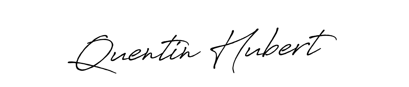 Design your own signature with our free online signature maker. With this signature software, you can create a handwritten (Antro_Vectra_Bolder) signature for name Quentin Hubert. Quentin Hubert signature style 7 images and pictures png