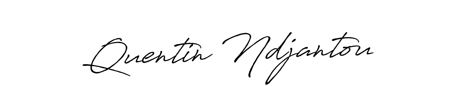 Make a short Quentin Ndjantou signature style. Manage your documents anywhere anytime using Antro_Vectra_Bolder. Create and add eSignatures, submit forms, share and send files easily. Quentin Ndjantou signature style 7 images and pictures png