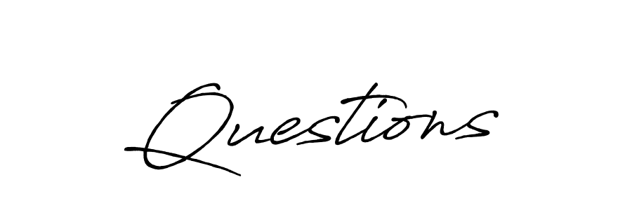 Once you've used our free online signature maker to create your best signature Antro_Vectra_Bolder style, it's time to enjoy all of the benefits that Questions name signing documents. Questions signature style 7 images and pictures png