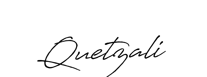 Use a signature maker to create a handwritten signature online. With this signature software, you can design (Antro_Vectra_Bolder) your own signature for name Quetzali. Quetzali signature style 7 images and pictures png