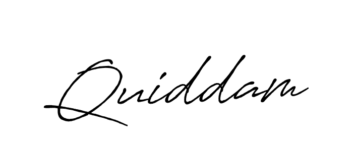 How to make Quiddam signature? Antro_Vectra_Bolder is a professional autograph style. Create handwritten signature for Quiddam name. Quiddam signature style 7 images and pictures png
